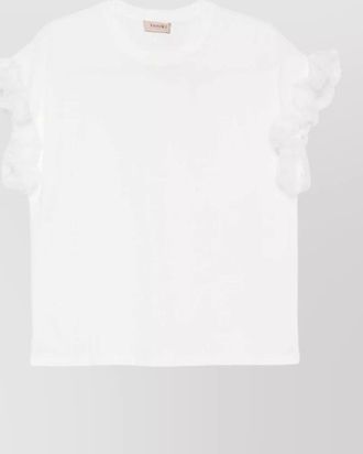Twin-Set cotton short-sleeve t-shirt