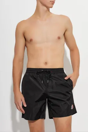 Moncler Swim Shorts, Mens, Black