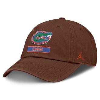 Nike Jordan Mens Florida 2026 Military Appreciation Club Jordan Brand College Adjustable Hat in Brown | JC012GYUFN-VF5