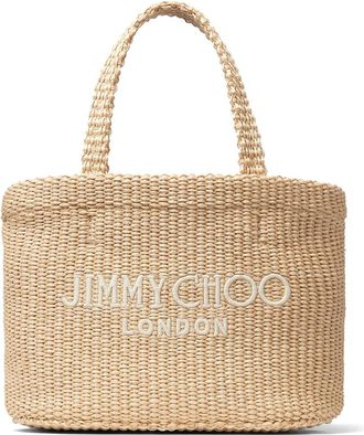 Jimmy Choo London Mini Logo-embroidered Beach Bag