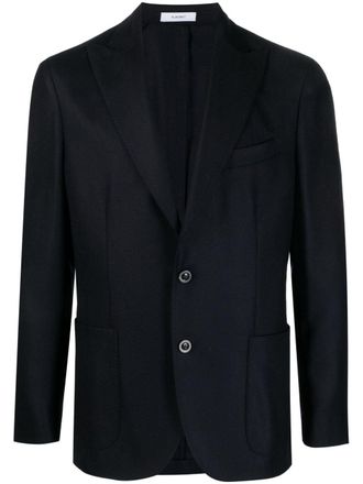 Boglioli single-breasted wool blazer - Blue