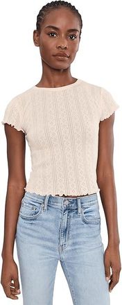 Daze Lily Baby T-Shirts Womens Clothing Peony : SM, Cotton