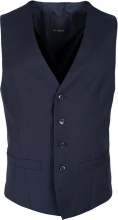 Roy Robson Omkeerbaar pak met stretchstof - Heren - Bodywarmers - Blauw - L - Wol - Jassen