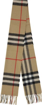 Burberry Womens Archive Beige Cashmere Scarf Scarfs