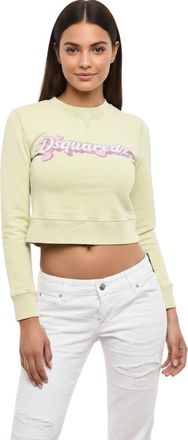 Dsquared2 Green Logo Crew Neck Sweatshirt