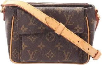 Louis Vuitton Pre-owned Vivasite PM Monogram Shoulder Bag - - Pre-owned - Donna - Marrone - ONE SIZE