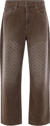 Daily Paper Clothing Faded Monogram Amba Jeans - - Jeans - Uomo - Marrone - M