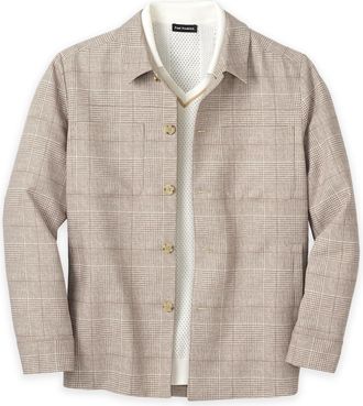 Paul Fredrick Plaid Shirt Jacket