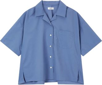 TOMBOY Blouse met korte mouwen - Blauw