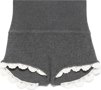 Magda Butrym Shorts in cashmere - Grigio