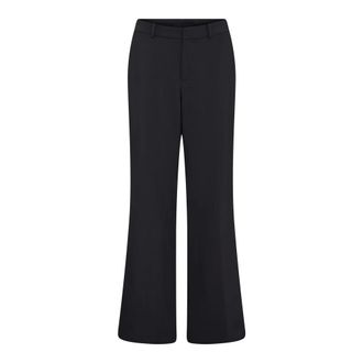 C.Ro Broeken, Dames, Zwart, XS, Wijde pijpen broek