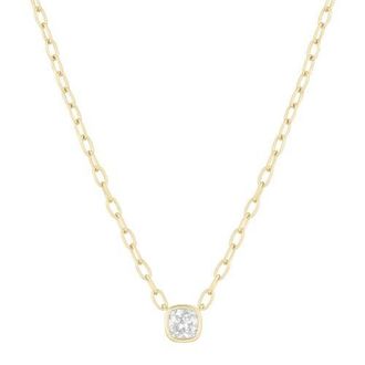 Electric Picks Beverly Hills Square Bezel Charm Necklace in Gold at Nordstrom