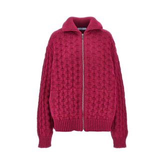 Prada Full-zip wool cardigan Woman 38