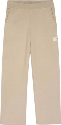 Flaneur Atelier Knit Broeken - Heren - Sweatpants - Beige - W28 - Katoen - Broeken