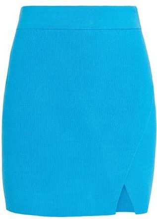 8 by YOOX VISCOSE BLEND MINI WRAP KNIT SKIRT