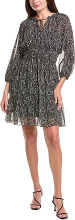 Julia Jordan Printed Chiffon Mini Dress