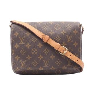 Louis Vuitton Pre-owned Cross Body Bags, female, Brown, Size: ONE SIZE Pre-owned Vintage Canvas Crossbody Bag
