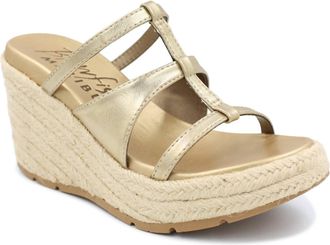 Blowfish Womens Bahia Rope Sandal In Gold