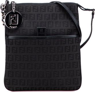 Fendi Pre-owned Fendi Zucchino Canvas Crossbody Ladies 2415 8BT150 JQ5 098