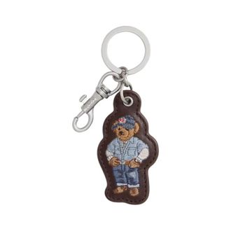 Polo Ralph Lauren Polo Bear Sleutelhanger - unisex - Sleutelhangers & Tashangers - Bruin - ONE Size - Leer - Accessoires
