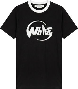 Off-white Katoenen Logo T-shirt - Heren - T-shirts - Zwart - XS - Katoen - Tops