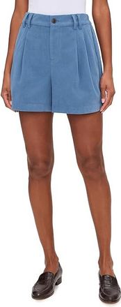 Varley 4.5 Jorden Pleat Shorts Womens Shorts Bijou Blue : XXS 4.5, Polyester