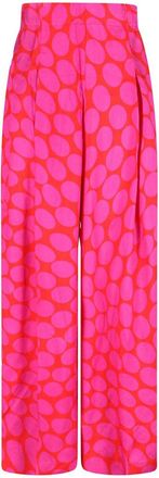 Dries Van Noten Wide Viscose Trousers