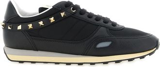 Valentino Garavani Black Studded Sneakers