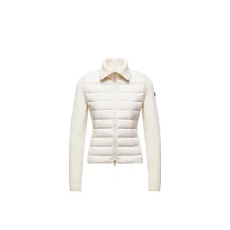 Moncler Moncler Padded Zip-up Wool Cardigan, Women, White, Size: L