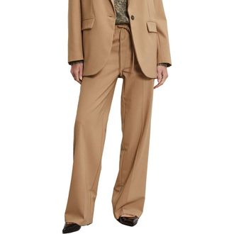 ottod'Ame Jogger Trousers With Drawstring in Camel at Nordstrom, Size 46 It