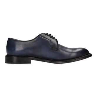 Cerbero PC1 Zapatos de Cordones de Piel - Shoes - Hombre - Azul - 44 EU