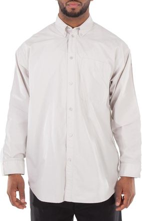 Balenciaga Oversized 3B Sports Icon Hybrid Shirt, Brand Size 1 (Small)