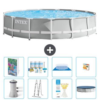 Intex Piscina Prism Frame Redonda - 457x107 Cm - 9-piezas S548