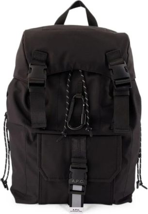 A.P.C. Rugzak - Heren - Rugzakken - Zwart - ONE Size - Nylon - Tassen