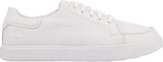 Timberland Heren Emerson Street Leren Trainers (Wit)