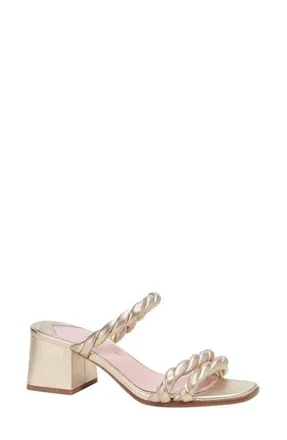 Kate Spade New York nina sandal in Pale Gold at Nordstrom, Size 9.5