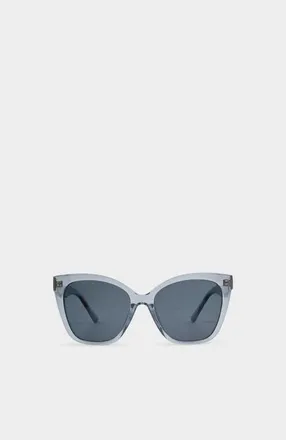 Katie Loxton Mykonos Sunglasses in Blue Transparent at Nordstrom