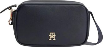 Tommy Hilfiger TH Logotape Camera Bag - Dames - Schoudertassen - Blauw - ONE Size - Tassen