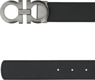 Ferragamo Nerohickory Calf Cinture Belt