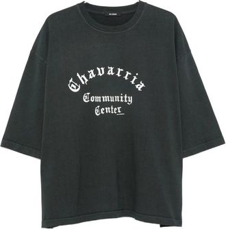 Willy Chavarria Community Center Buffalo Graphic-print Drop-shoulder T-shirt