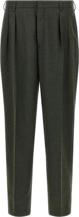 Cellar Door Lucio Pants - Heren - Nette broeken - Groen - L - Polyester - Broeken