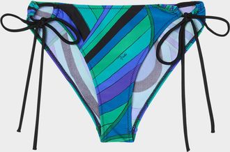 Pucci Iride-Print Lycra Bikini Bottoms
