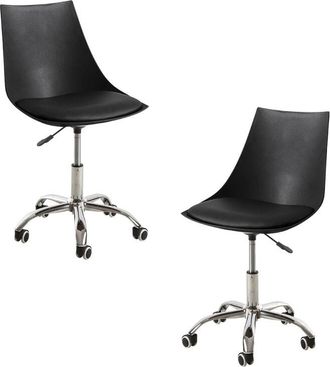 Regalos Miguel Regalos Miguel - Packs Sillas - Pack 2 Sillas Blok Office - Negro