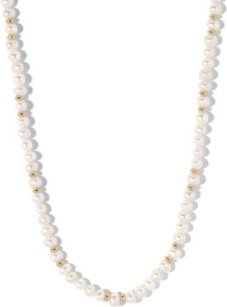 Miranda Frye Bette Freshwater Pearl Necklace in Gold/pearl at Nordstrom