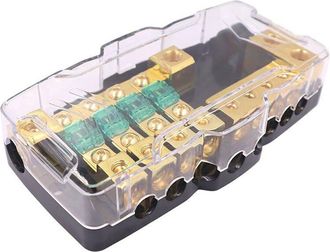 OEM Adecuado Para Cajas De Fusibles De Audio Para Autom&oacute;viles Multifuncionales, Portafusibles Con Luces Indicadoras Led, Apto Para Autom&oacute;viles, Veh&iacute;culos 