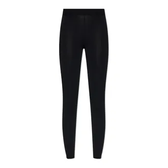 Balenciaga Logo Leggings - Dames - Broeken - Zwart - Maat: M Viscose