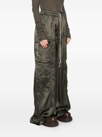 Rick Owens Womens Carco Drawstring Trousers - Dark Green - Size EU 34 (Womens)