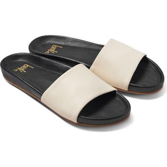 beek Gallito Slide Sandal in Eggshell/Black at Nordstrom Rack, Size 9