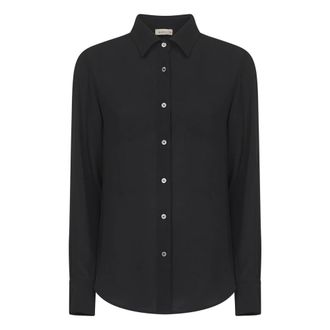 Blanca Vita Shirts, female, Black, Size: XS Button-fastening Shirt