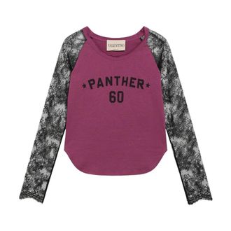 Valentino Garavani Dames, Tops, Paars, Maat: S